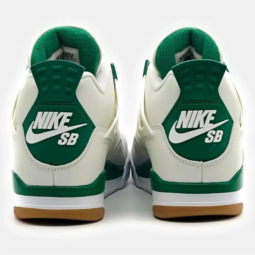 Nike Air Jordan 4 SB Sail Pine Green Neutral Grey White DR5415-103 size 8 - 10